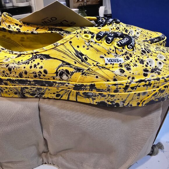 OTW Vans x S.R. Studio LA CA Authentic 44 Vibram Mens 10 Jackson Pollock Art NEW - Picture 6 of 16
